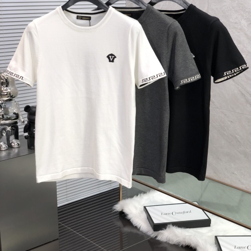 Cheap Versace T-Shirts Short Sleeved For Men #1141136 Replica Wholesale [$64.00 USD] [ITEM#1141136] on Replica Versace T-Shirts