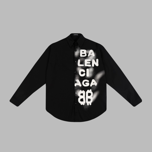 Cheap Balenciaga Shirts Long Sleeved For Unisex #1141150 Replica Wholesale [$64.00 USD] [ITEM#1141150] on Replica Balenciaga Shirts