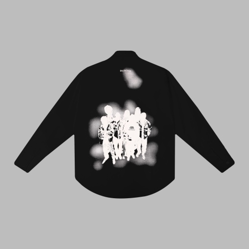 Cheap Balenciaga Shirts Long Sleeved For Unisex #1141150 Replica Wholesale [$64.00 USD] [ITEM#1141150] on Replica Balenciaga Shirts