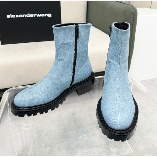 Cheap Alexander Wang Boots For Women #1141255 Replica Wholesale [$108.00 USD] [ITEM#1141255] on Replica Alexander Wang Boots