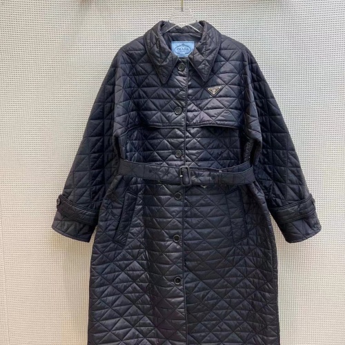 Cheap Prada Coat Long Sleeved For Women #1141286 Replica Wholesale [$115.00 USD] [ITEM#1141286] on Replica Prada Coat