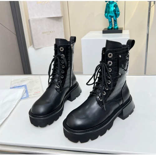 Cheap Jimmy Choo Boots For Women #1141308 Replica Wholesale [$115.00 USD] [ITEM#1141308] on Replica Jimmy Choo Boots
