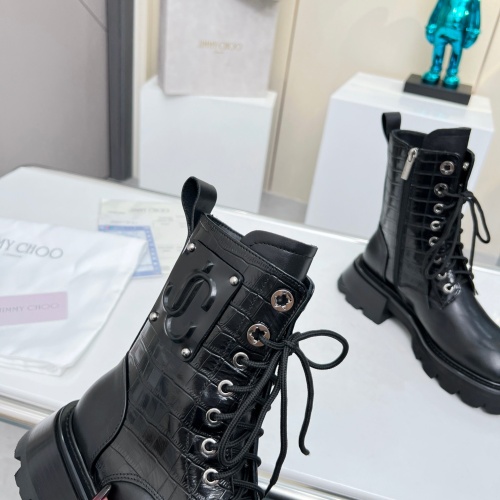 Cheap Jimmy Choo Boots For Women #1141308 Replica Wholesale [$115.00 USD] [ITEM#1141308] on Replica Jimmy Choo Boots
