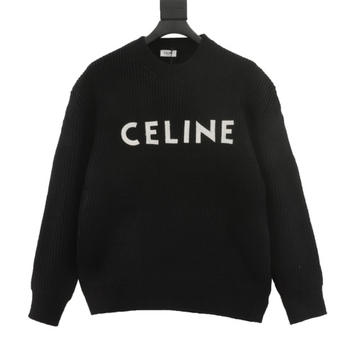 Cheap Celine Sweaters Long Sleeved For Unisex #1141451 Replica Wholesale [$56.00 USD] [ITEM#1141451] on Replica Celine Sweaters