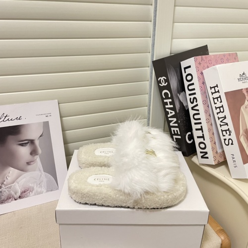 Cheap Celine Slippers For Women #1141697 Replica Wholesale [$56.00 USD] [ITEM#1141697] on Replica Celine Slippers