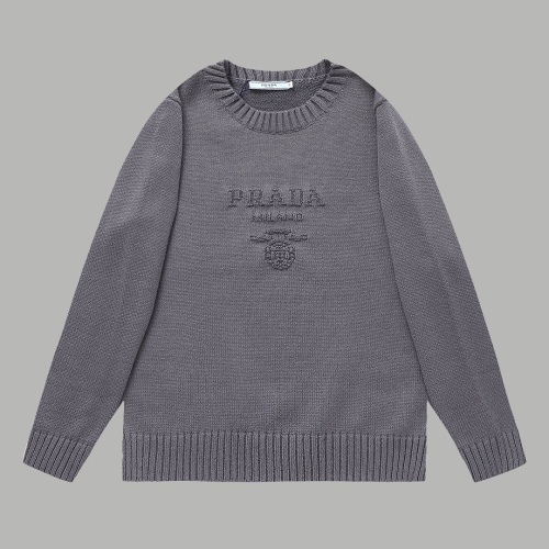 Cheap Prada Sweater Long Sleeved For Unisex #1141699 Replica Wholesale [$68.00 USD] [ITEM#1141699] on Replica Prada Sweater