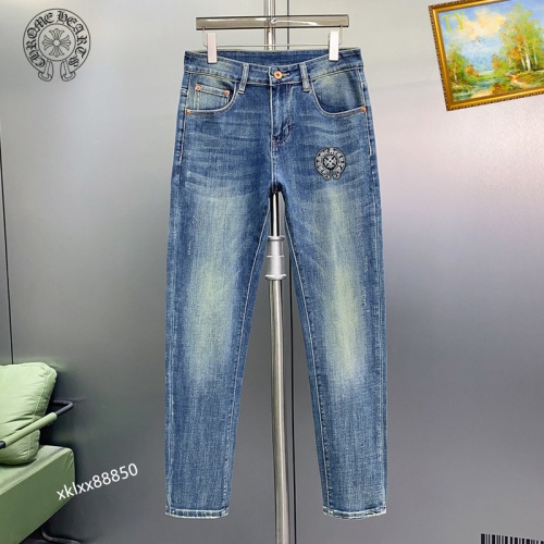 Cheap Chrome Hearts Jeans For Men #1141821 Replica Wholesale [$48.00 USD] [ITEM#1141821] on Replica Chrome Hearts Jeans