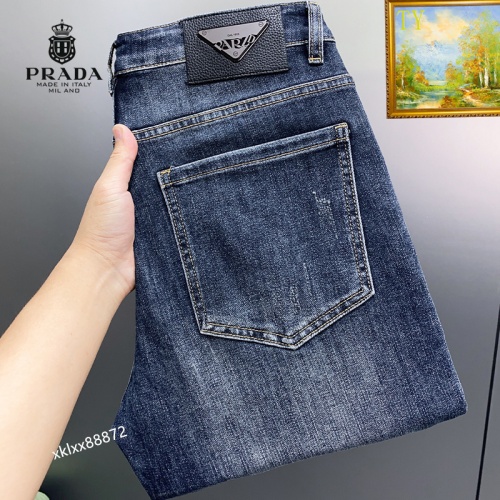 Cheap Prada Jeans For Men #1141831 Replica Wholesale [$48.00 USD] [ITEM#1141831] on Replica Prada Jeans