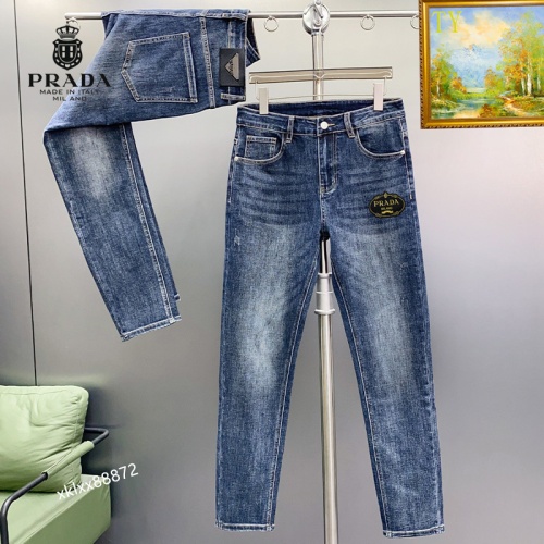 Cheap Prada Jeans For Men #1141831 Replica Wholesale [$48.00 USD] [ITEM#1141831] on Replica Prada Jeans