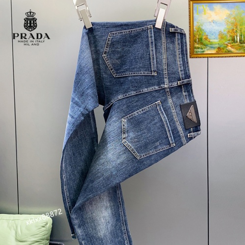 Cheap Prada Jeans For Men #1141831 Replica Wholesale [$48.00 USD] [ITEM#1141831] on Replica Prada Jeans