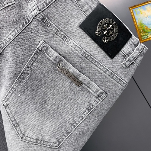 Cheap Chrome Hearts Jeans For Men #1141851 Replica Wholesale [$48.00 USD] [ITEM#1141851] on Replica Chrome Hearts Jeans