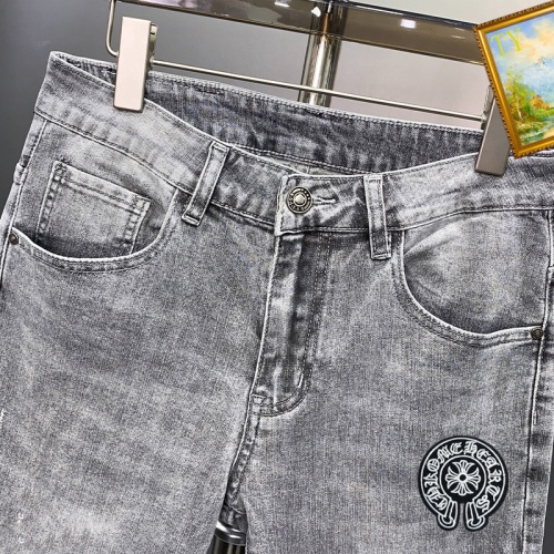 Cheap Chrome Hearts Jeans For Men #1141851 Replica Wholesale [$48.00 USD] [ITEM#1141851] on Replica Chrome Hearts Jeans