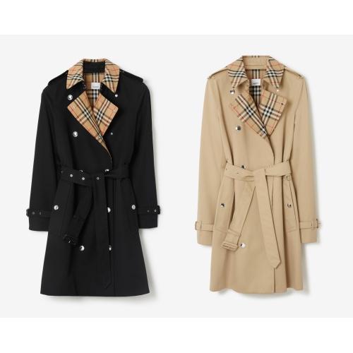 Cheap Burberry Trench Coat Long Sleeved For Women #1142034 Replica Wholesale [$170.00 USD] [ITEM#1142034] on Replica Burberry Trench Coat