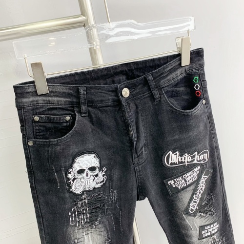 Cheap Philipp Plein PP Jeans For Men #1142431 Replica Wholesale [$52.00 USD] [ITEM#1142431] on Replica Philipp Plein PP Jeans
