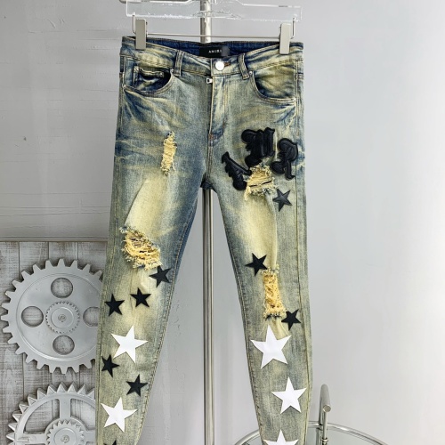 Cheap Amiri Jeans For Men #1142432 Replica Wholesale [$52.00 USD] [ITEM#1142432] on Replica Amiri Jeans