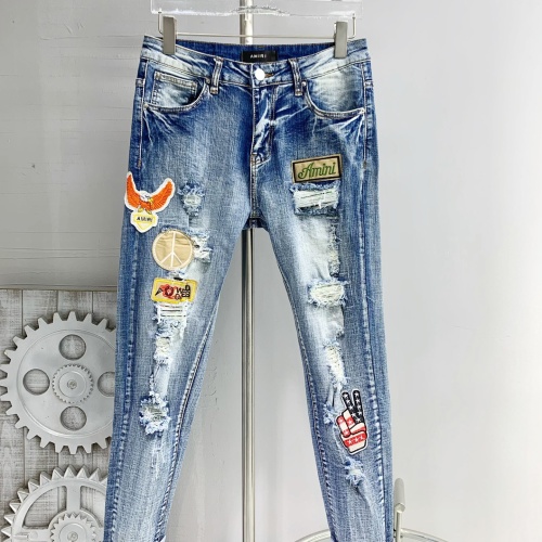 Cheap Amiri Jeans For Men #1142433 Replica Wholesale [$52.00 USD] [ITEM#1142433] on Replica Amiri Jeans