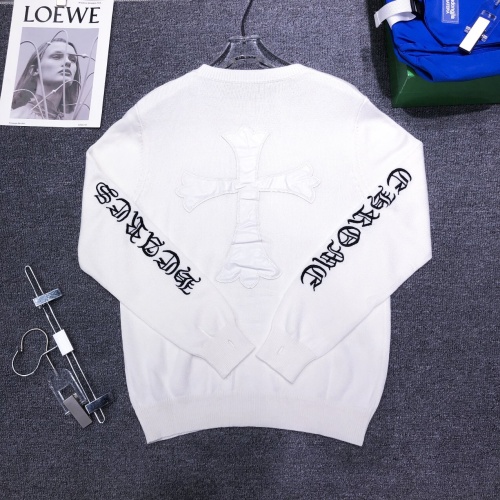 Cheap Chrome Hearts Sweater Long Sleeved For Unisex #1142481 Replica Wholesale [$68.00 USD] [ITEM#1142481] on Replica Chrome Hearts Sweater