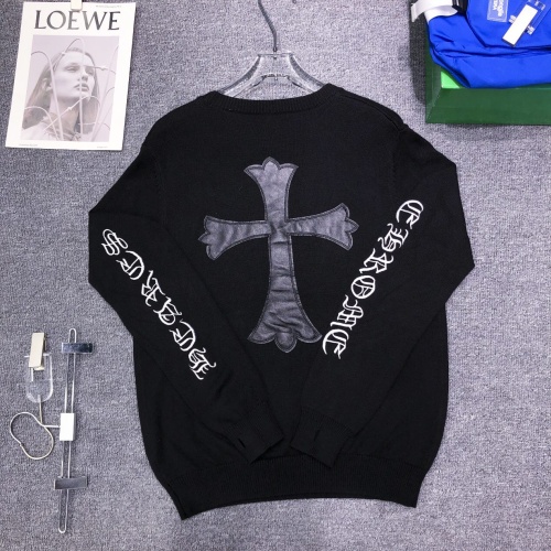 Cheap Chrome Hearts Sweater Long Sleeved For Unisex #1142482 Replica Wholesale [$68.00 USD] [ITEM#1142482] on Replica Chrome Hearts Sweater