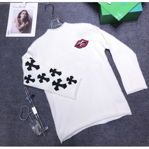 Cheap Chrome Hearts Sweater Long Sleeved For Unisex #1142483 Replica Wholesale [$68.00 USD] [ITEM#1142483] on Replica Chrome Hearts Sweater