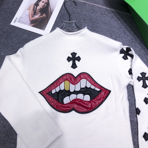 Cheap Chrome Hearts Sweater Long Sleeved For Unisex #1142483 Replica Wholesale [$68.00 USD] [ITEM#1142483] on Replica Chrome Hearts Sweater