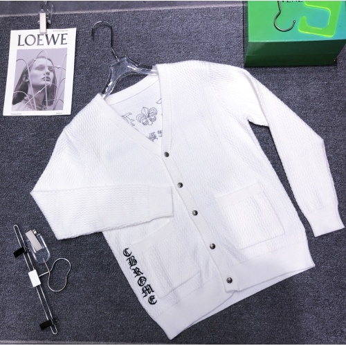 Cheap Chrome Hearts Sweater Long Sleeved For Unisex #1142485 Replica Wholesale [$80.00 USD] [ITEM#1142485] on Replica Chrome Hearts Sweater