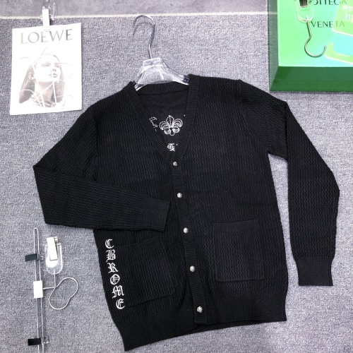 Cheap Chrome Hearts Sweater Long Sleeved For Unisex #1142486 Replica Wholesale [$80.00 USD] [ITEM#1142486] on Replica Chrome Hearts Sweater