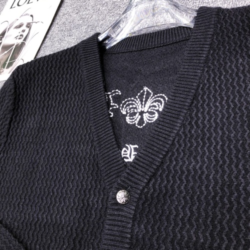 Cheap Chrome Hearts Sweater Long Sleeved For Unisex #1142486 Replica Wholesale [$80.00 USD] [ITEM#1142486] on Replica Chrome Hearts Sweater