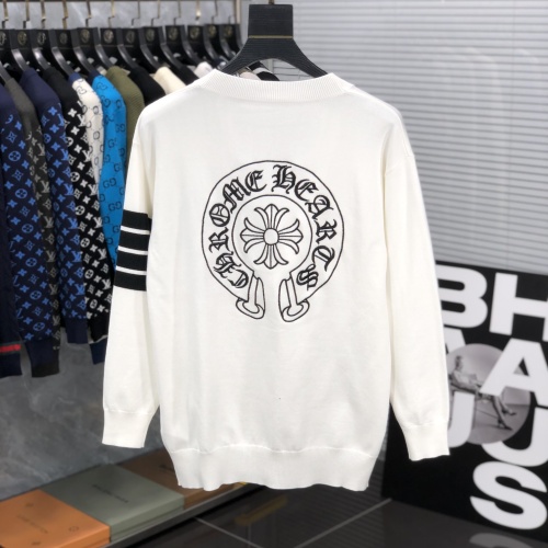 Cheap Chrome Hearts Sweater Long Sleeved For Unisex #1142564 Replica Wholesale [$80.00 USD] [ITEM#1142564] on Replica Chrome Hearts Sweater