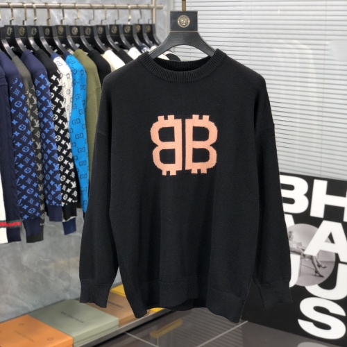 Cheap Balenciaga Sweaters Long Sleeved For Unisex #1142566 Replica Wholesale [$64.00 USD] [ITEM#1142566] on Replica Balenciaga Sweaters