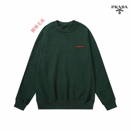 Cheap Prada Sweater Long Sleeved For Men #1143021 Replica Wholesale [$45.00 USD] [ITEM#1143021] on Replica Prada Sweater