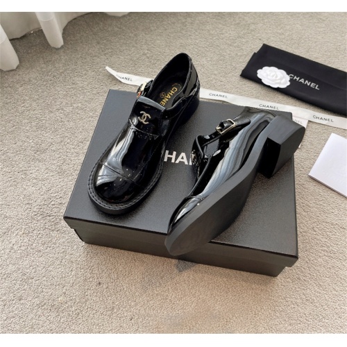 Cheap Chanel Leather Shoes For Women #1143529 Replica Wholesale [$96.00 USD] [ITEM#1143529] on Replica Chanel Leather Shoes