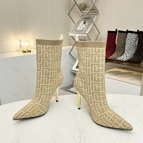 Cheap Balmain Boots For Women #1143835 Replica Wholesale [$96.00 USD] [ITEM#1143835] on Replica Balmain Boots