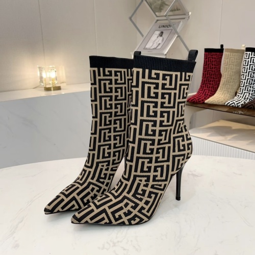 Cheap Balmain Boots For Women #1143837 Replica Wholesale [$96.00 USD] [ITEM#1143837] on Replica Balmain Boots