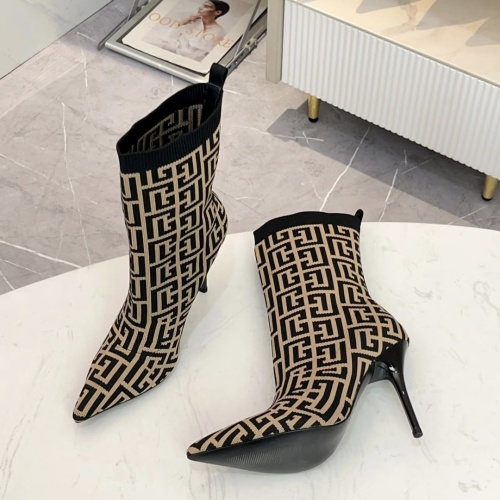 Cheap Balmain Boots For Women #1143837 Replica Wholesale [$96.00 USD] [ITEM#1143837] on Replica Balmain Boots
