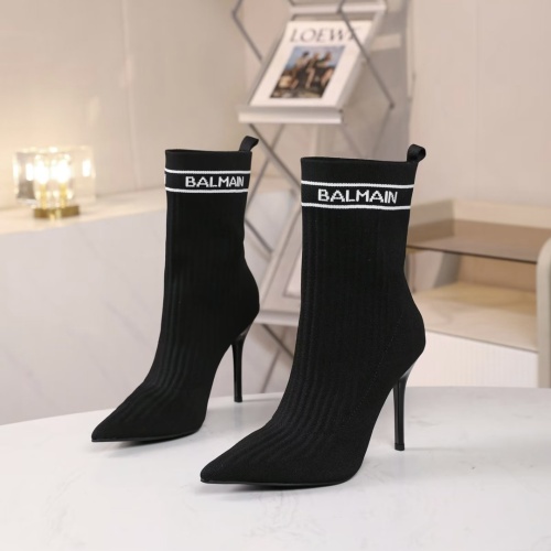 Cheap Balmain Boots For Women #1143840 Replica Wholesale [$96.00 USD] [ITEM#1143840] on Replica Balmain Boots