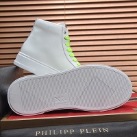 Cheap Philipp Plein PP High Tops Shoes For Men #1134100 Replica Wholesale [$118.00 USD] [ITEM#1134100] on Replica Philipp Plein PP High Tops Shoes