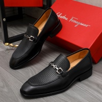 Cheap Salvatore Ferragamo Leather Shoes For Men #1134195 Replica Wholesale [$82.00 USD] [ITEM#1134195] on Replica Salvatore Ferragamo Leather Shoes