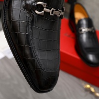 Cheap Salvatore Ferragamo Leather Shoes For Men #1134199 Replica Wholesale [$82.00 USD] [ITEM#1134199] on Replica Salvatore Ferragamo Leather Shoes