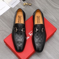 Cheap Salvatore Ferragamo Leather Shoes For Men #1134201 Replica Wholesale [$82.00 USD] [ITEM#1134201] on Replica Salvatore Ferragamo Leather Shoes