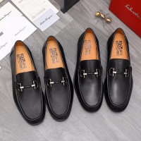 Cheap Salvatore Ferragamo Leather Shoes For Men #1134256 Replica Wholesale [$82.00 USD] [ITEM#1134256] on Replica Salvatore Ferragamo Leather Shoes