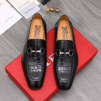 Cheap Salvatore Ferragamo Leather Shoes For Men #1134259 Replica Wholesale [$82.00 USD] [ITEM#1134259] on Replica Salvatore Ferragamo Leather Shoes