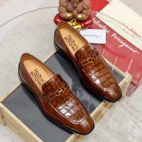 Cheap Salvatore Ferragamo Leather Shoes For Men #1134620 Replica Wholesale [$85.00 USD] [ITEM#1134620] on Replica Salvatore Ferragamo Leather Shoes