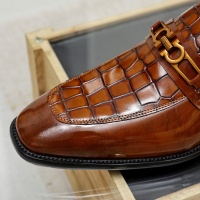 Cheap Salvatore Ferragamo Leather Shoes For Men #1134620 Replica Wholesale [$85.00 USD] [ITEM#1134620] on Replica Salvatore Ferragamo Leather Shoes