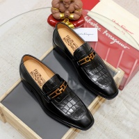 Cheap Salvatore Ferragamo Leather Shoes For Men #1134621 Replica Wholesale [$85.00 USD] [ITEM#1134621] on Replica Salvatore Ferragamo Leather Shoes