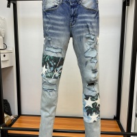 Cheap Amiri Jeans For Men #1135129 Replica Wholesale [$64.00 USD] [ITEM#1135129] on Replica Amiri Jeans