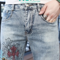 Cheap Chrome Hearts Jeans For Men #1135925 Replica Wholesale [$48.00 USD] [ITEM#1135925] on Replica Chrome Hearts Jeans