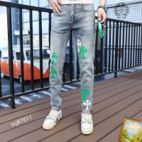 Cheap Chrome Hearts Jeans For Men #1135927 Replica Wholesale [$48.00 USD] [ITEM#1135927] on Replica Chrome Hearts Jeans