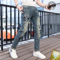 Cheap Chrome Hearts Jeans For Men #1135954 Replica Wholesale [$48.00 USD] [ITEM#1135954] on Replica Chrome Hearts Jeans