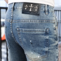Cheap Chrome Hearts Jeans For Men #1135954 Replica Wholesale [$48.00 USD] [ITEM#1135954] on Replica Chrome Hearts Jeans