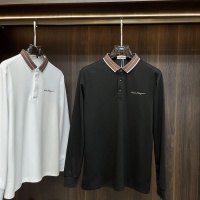 Salvatore Ferragamo T-Shirts Long Sleeved For Men #1136827